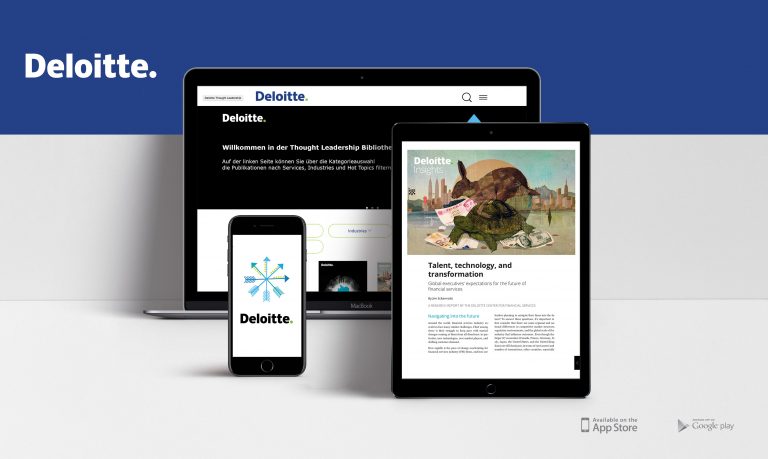 Deloitte-App von PressMatrix